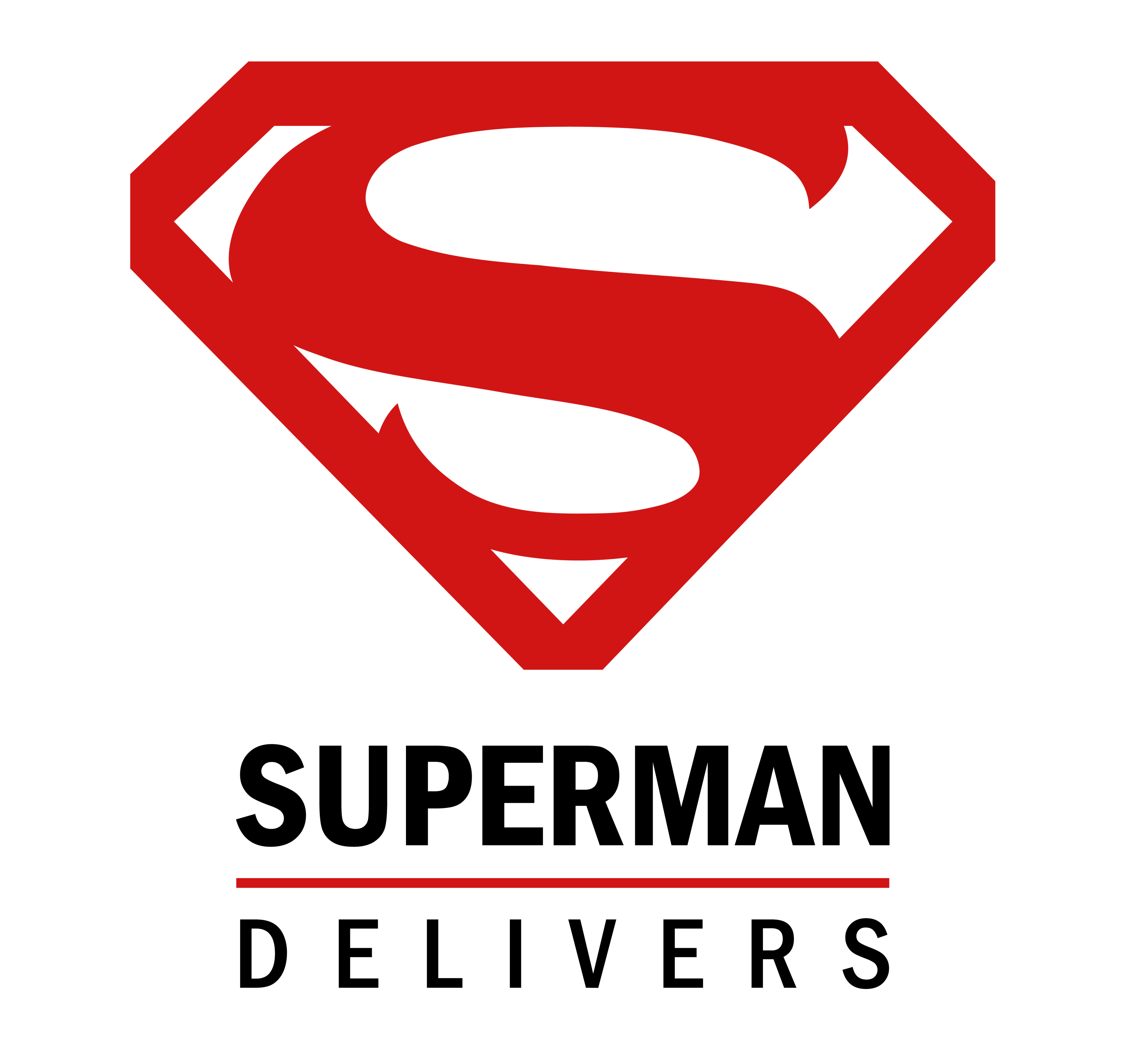 Superman Delivers Apparel
